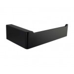 Cavallo Matte Black Square Towel Roll Holder